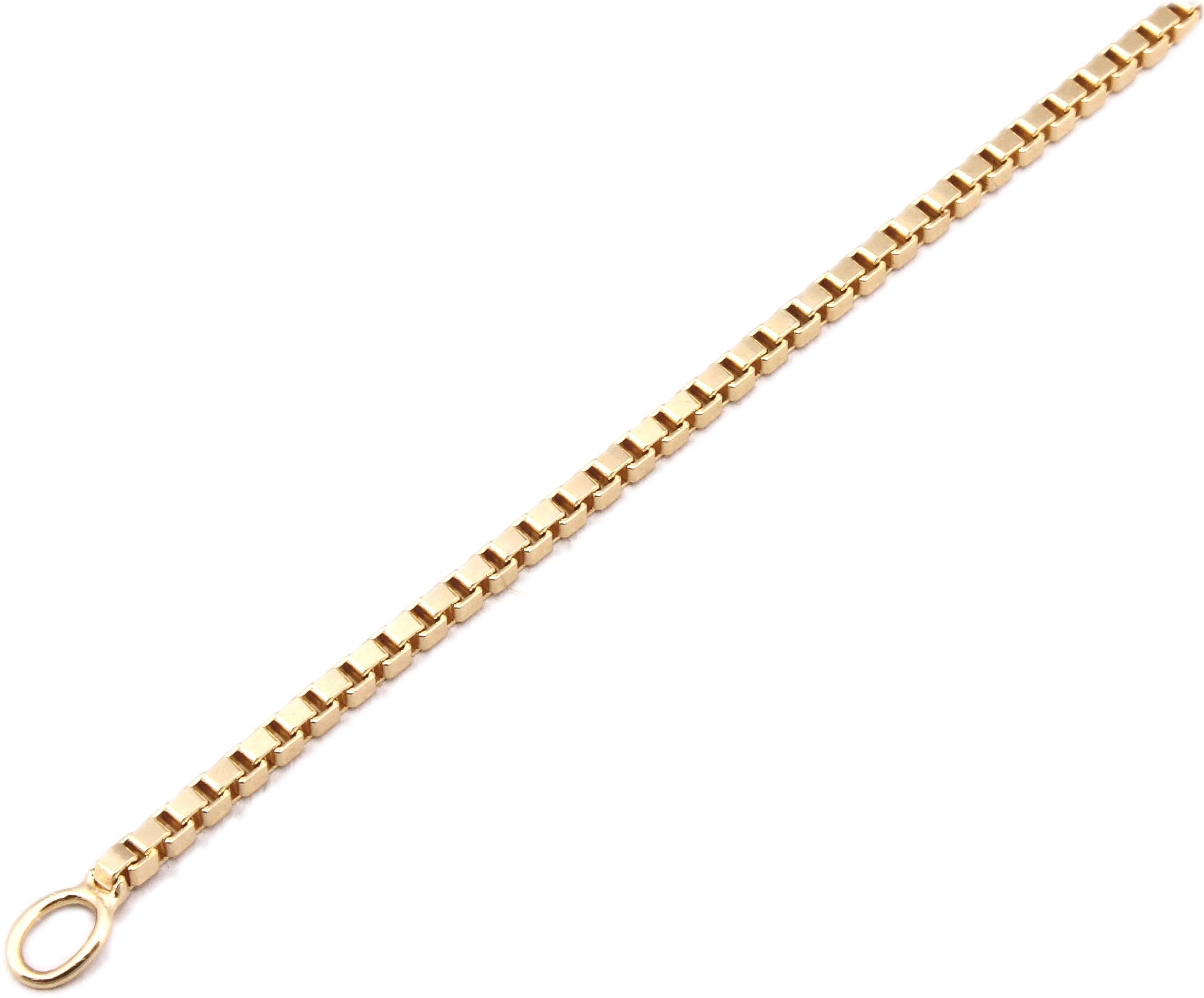 Binder Venetian Chain 585 Gold 1.5 mm 38 cm Solid Yellow Gold 14
